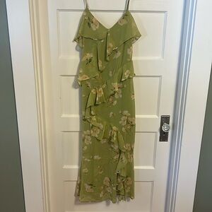 Ruffled floral dress